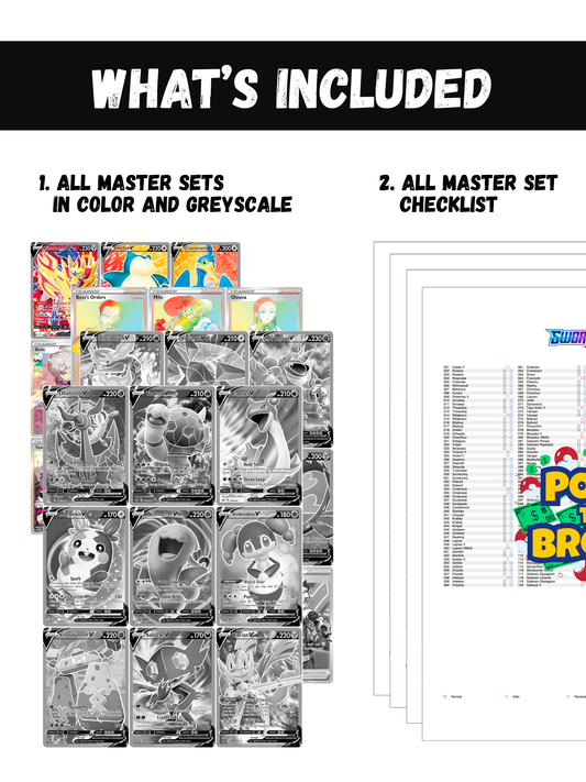 Sword and Shield Sets Ultimate Edition: All Sword & Shield Sets Master and Complete Sets Binder Placeholders + Checklist (Digital Download)