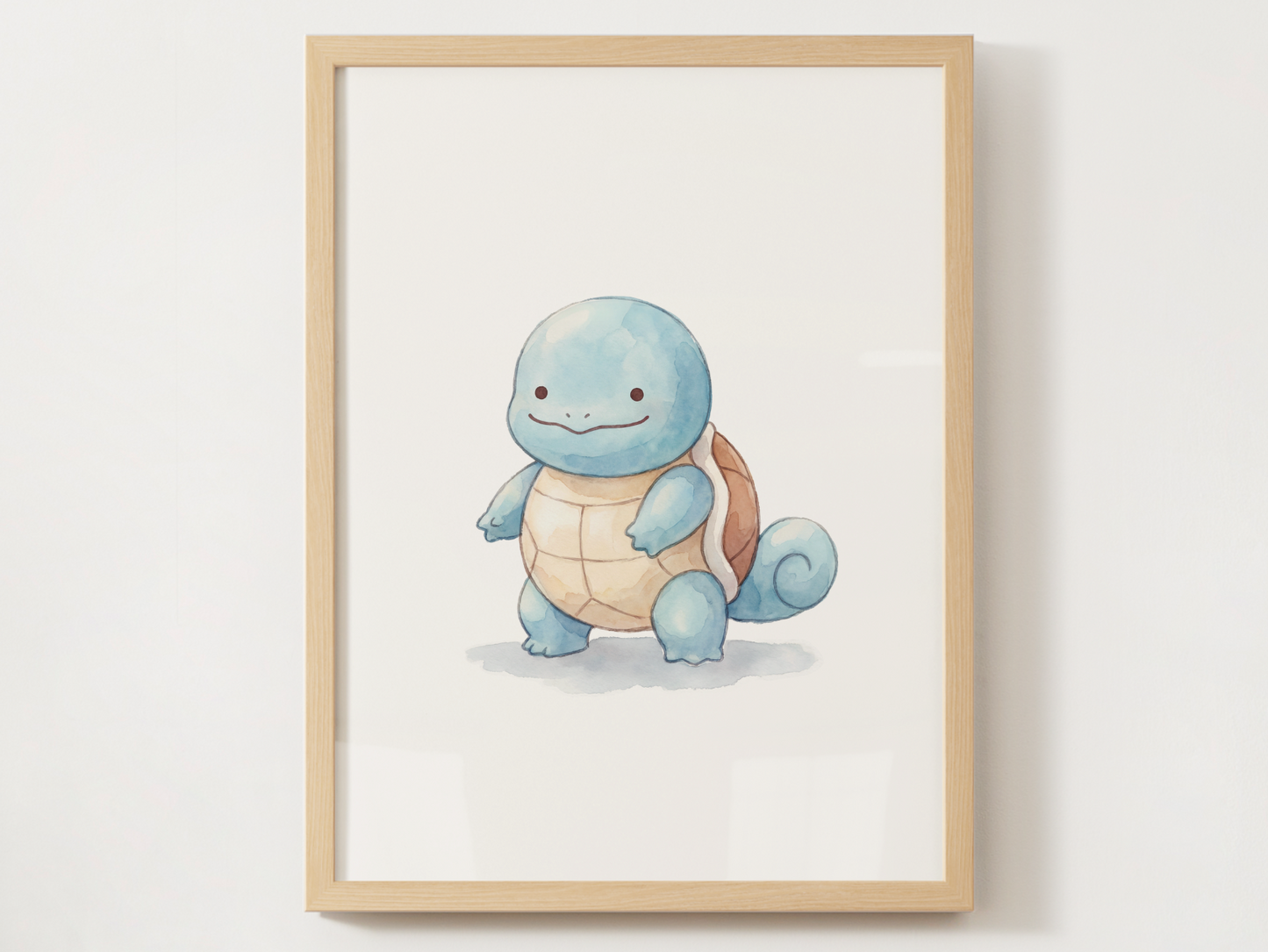 Ditto Style Starter Bundle Nursery Wall Art, Bulbasaur Charmander Squirtle Prints, Watercolor Pokémon Poster Set, Digital Download
