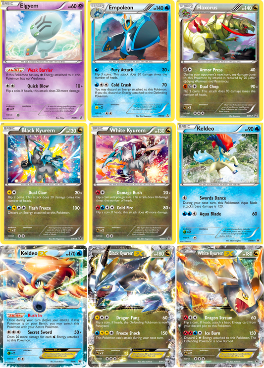 Black & White: Promos Printable Master Set Binder Placeholders + Checklist (Digital Download)