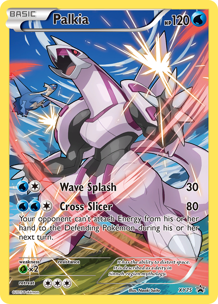 Palkia Pokémon Card XY75/211 from XY Black Star Promos