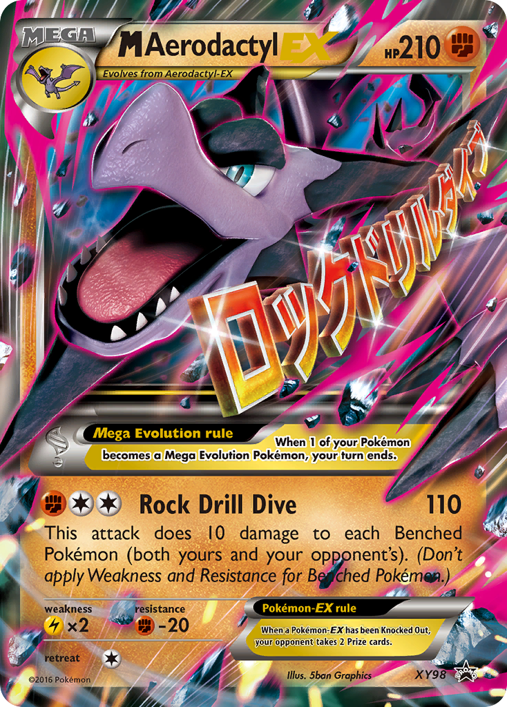 M Aerodactyl-EX Pokémon Card XY98/211 from XY Black Star Promos