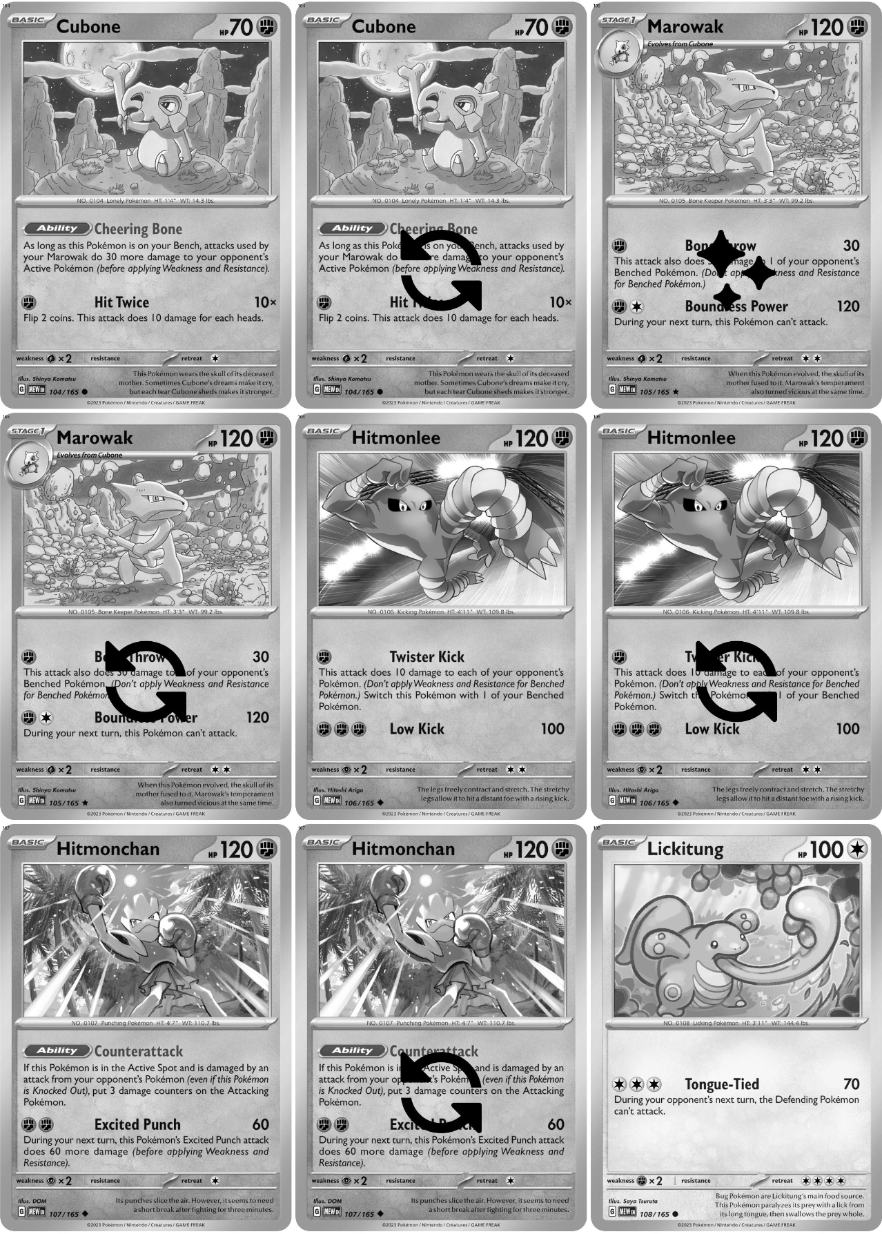 Scarlet & Violet: 151 Printable Master and Complete Set Binder Placeholders + Checklist (Digital Download)