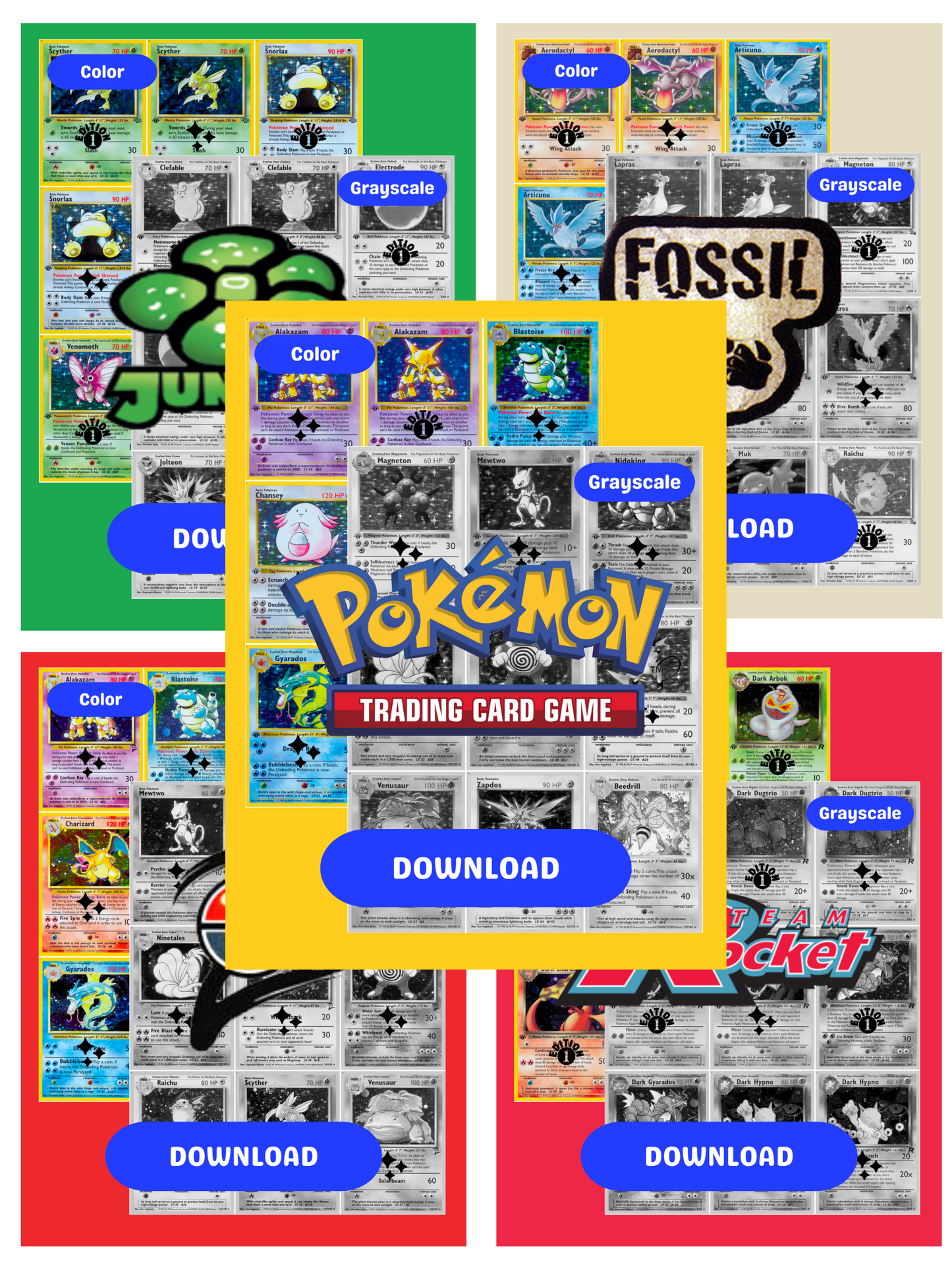 Base Sets Ultimate Edition: All Base Set Master and Complete Sets Binder Placeholders + Checklist (Digital Download)
