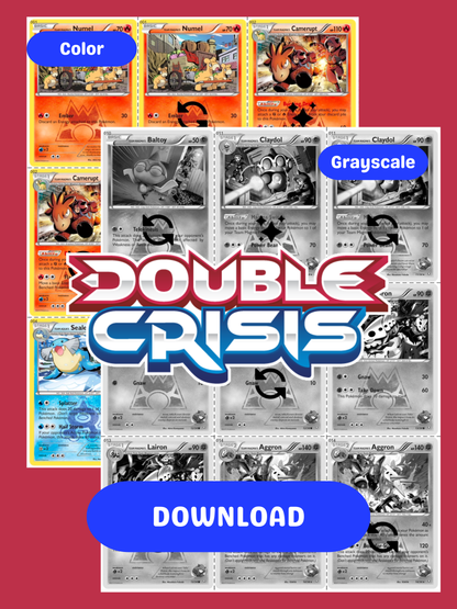 Double Crisis Printable Master and Complete Set Binder Placeholders + Checklist (Digital Download)
