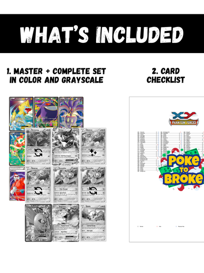 XY: Phantom Forces Printable Master and Complete Set Binder Placeholders + Checklist (Digital Download)