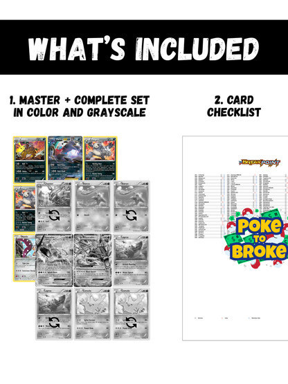 XY: BREAKpoint Printable Master and Complete Set Binder Placeholders + Checklist (Digital Download)