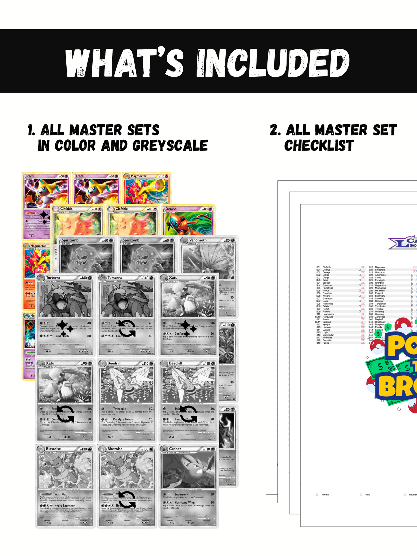 HeartGold & SoulSilver Sets Ultimate Edition: All HGSS Master and Complete Sets Binder Placeholders + Checklist (Digital Download)