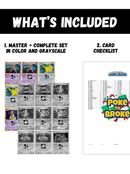 Diamond & Pearl: Legends Awakened Printable Master and Complete Set Binder Placeholders + Checklist (Digital Download)