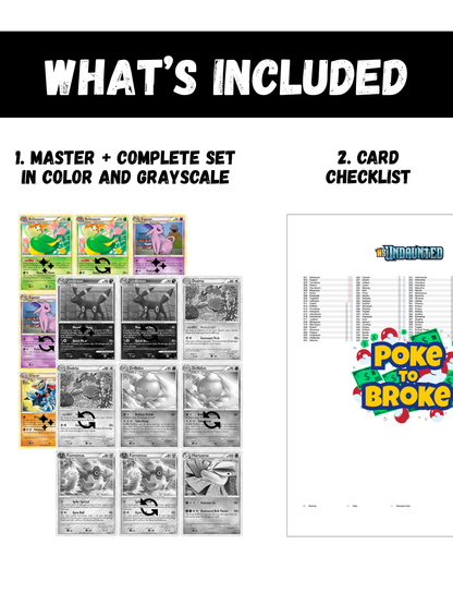 HeartGold & SoulSilver: Undaunted Legendary Treasures Printable Master and Complete Set Binder Placeholders + Checklist (Digital Download)