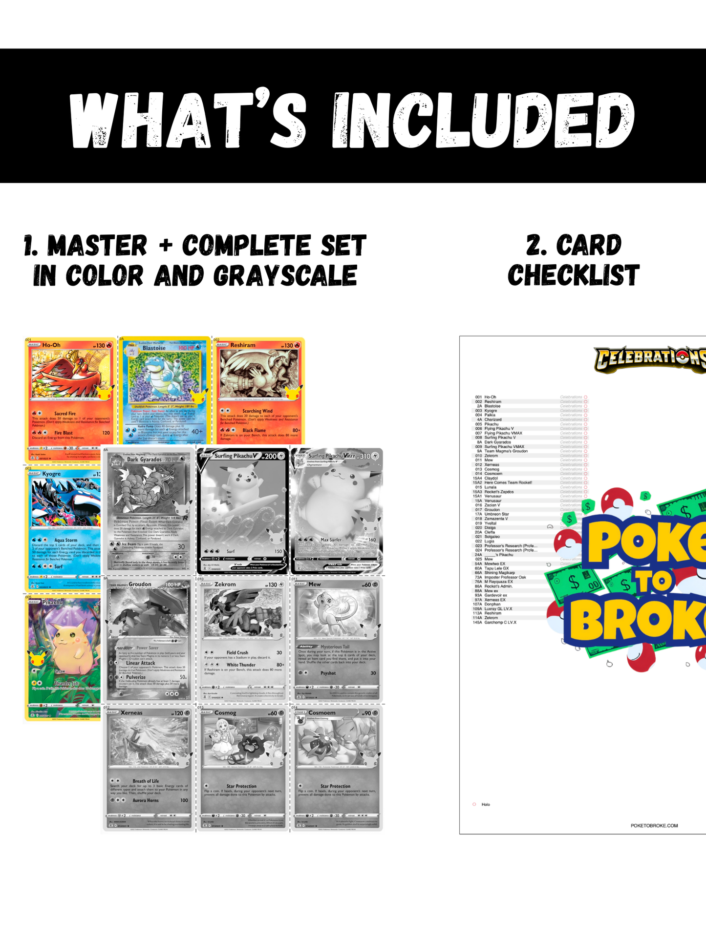 Celebrations Printable Master and Complete Set Binder Placeholders + Checklist (Digital Download)