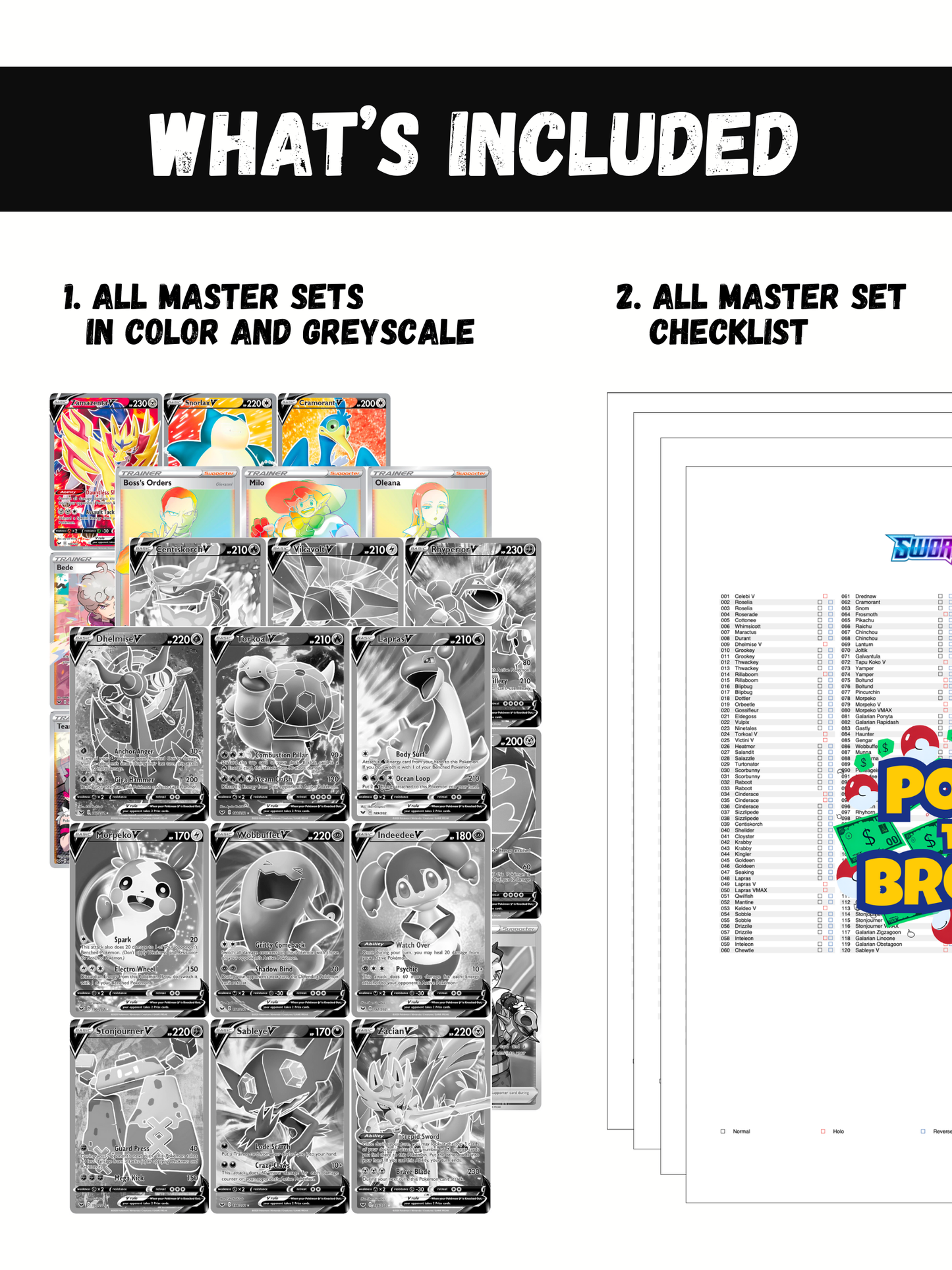 Sword and Shield Sets Ultimate Edition: All Sword & Shield Sets Master and Complete Sets Binder Placeholders + Checklist (Digital Download)