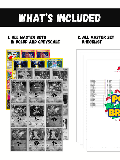 Neo Sets Ultimate Edition: All Neo Sets Master and Complete Sets Binder Placeholders + Checklist (Digital Download)