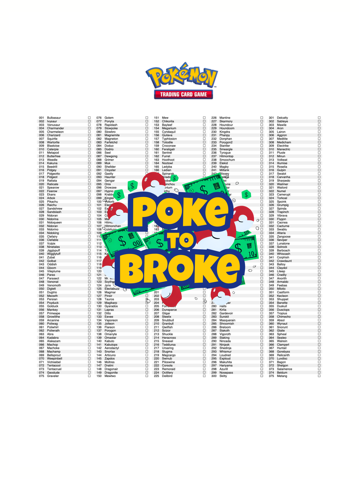 Pokémon National Pokédex 1025: Printable Binder Pages & Placeholders | Pixel Edition