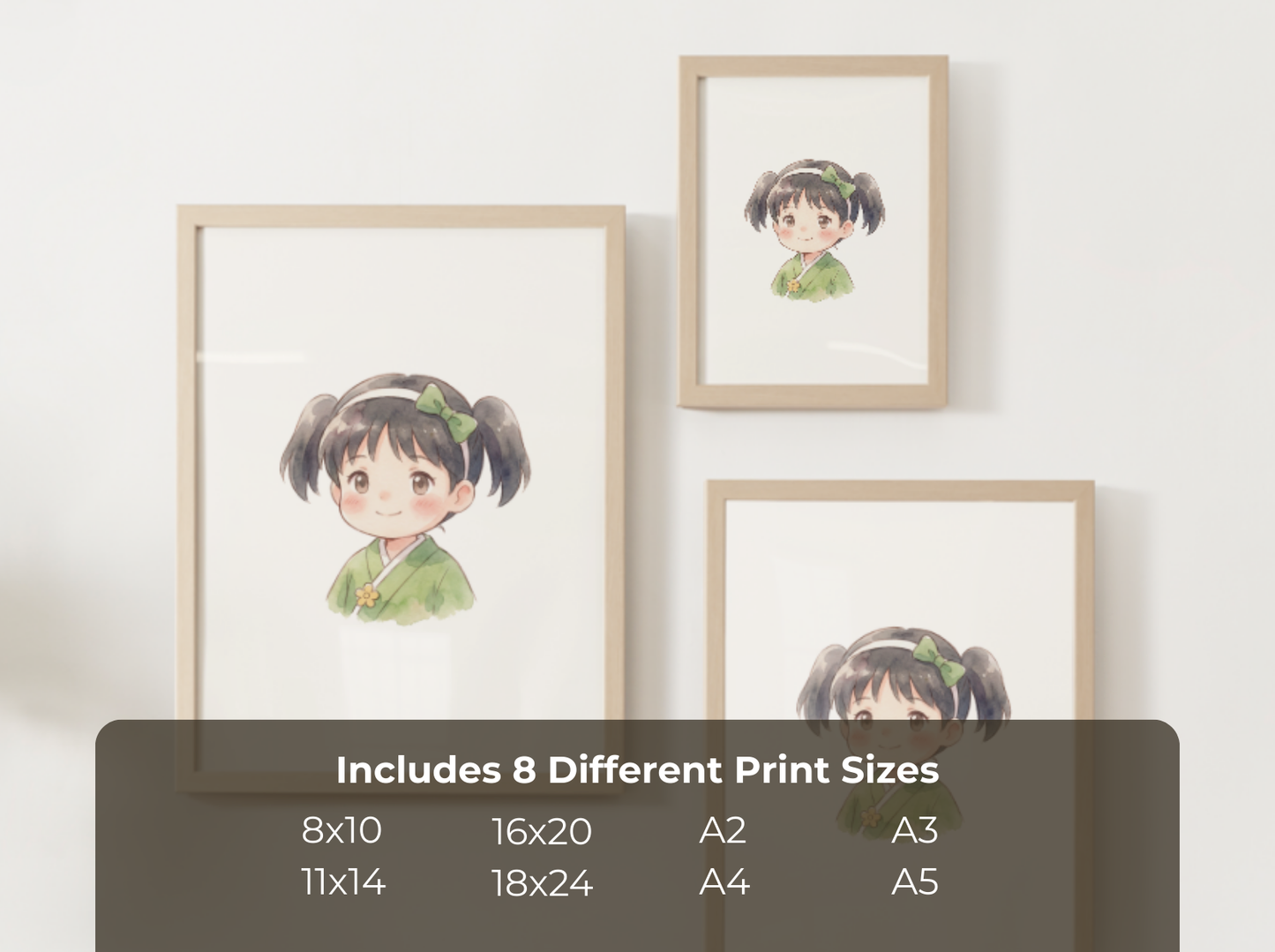 Erika Kanto Trainer Wall Art Printable, Gen 1 Pokémon Poster, Kids Room Decor, Digital Download