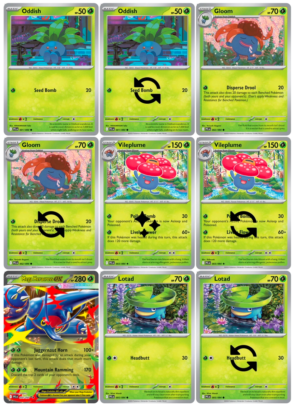 Mega Evolution: Phantasmal Flames Set Printable Master and Complete Set Binder Placeholders + Checklist (Digital Download)