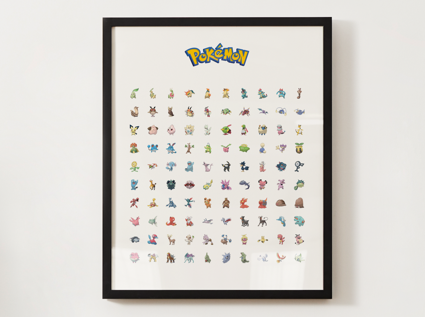 Pokémon Gen 1–9 Pokédex Poster Bundle, Full National Dex Wall Art, Kids Bedroom Decor, Original Artwork Printable Digital Download