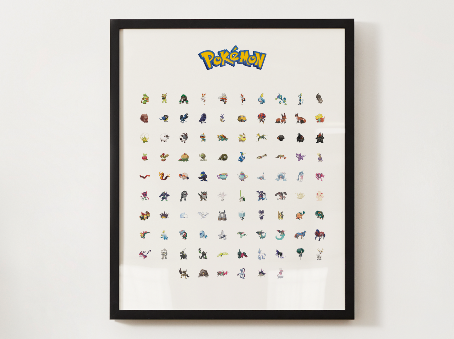 Pokémon Gen 1–9 Pokédex Poster Bundle, Full National Dex Wall Art, Kids Bedroom Decor, Original Artwork Printable Digital Download