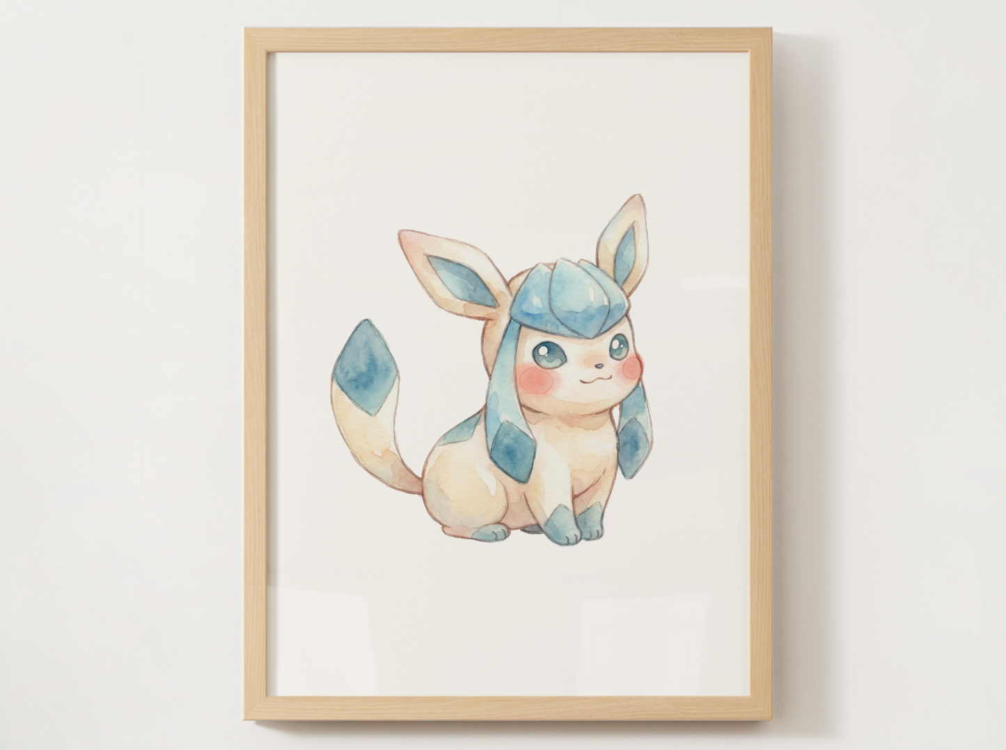 Eeveelutions Nursery Wall Art Bundle, 9 Printable Posters, Eevee Evolutions Decor, Kids Bedroom Playroom, Instant Download