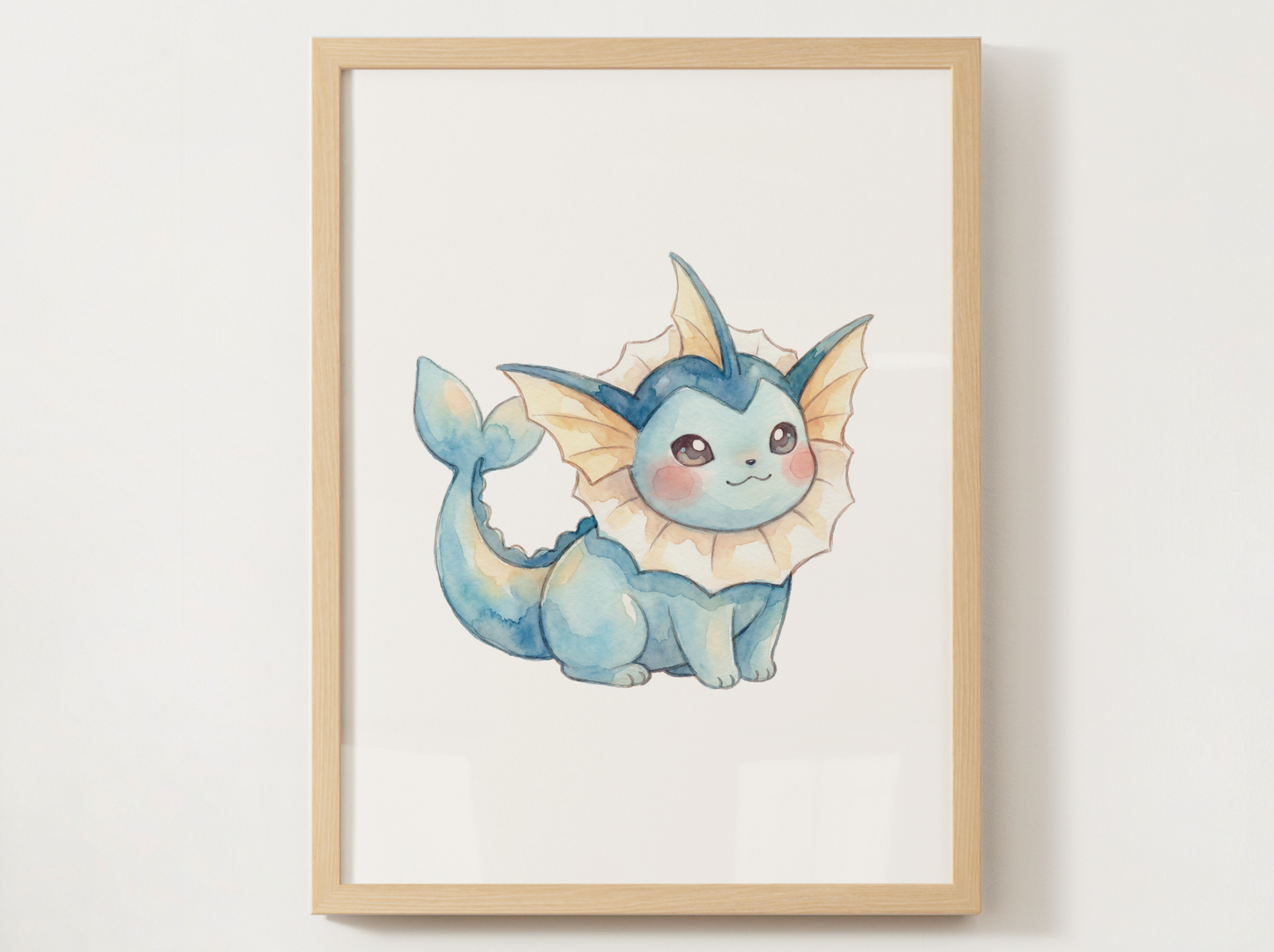 Eeveelutions Nursery Wall Art Bundle, 9 Printable Posters, Eevee Evolutions Decor, Kids Bedroom Playroom, Instant Download