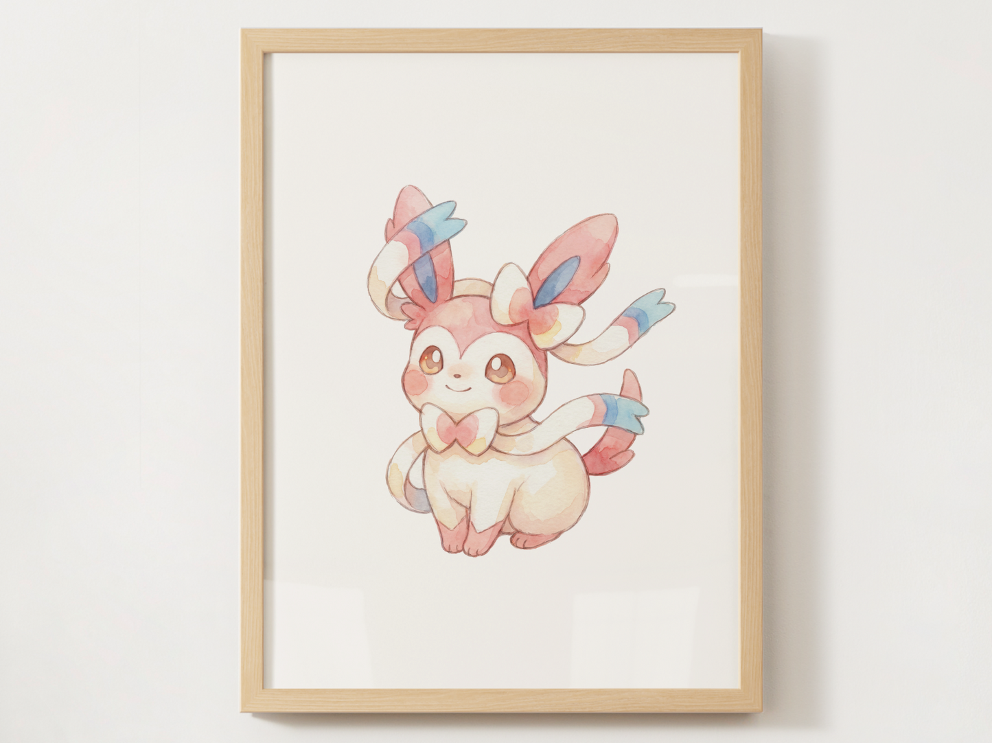 Eeveelutions Nursery Wall Art Bundle, 9 Printable Posters, Eevee Evolutions Decor, Kids Bedroom Playroom, Instant Download