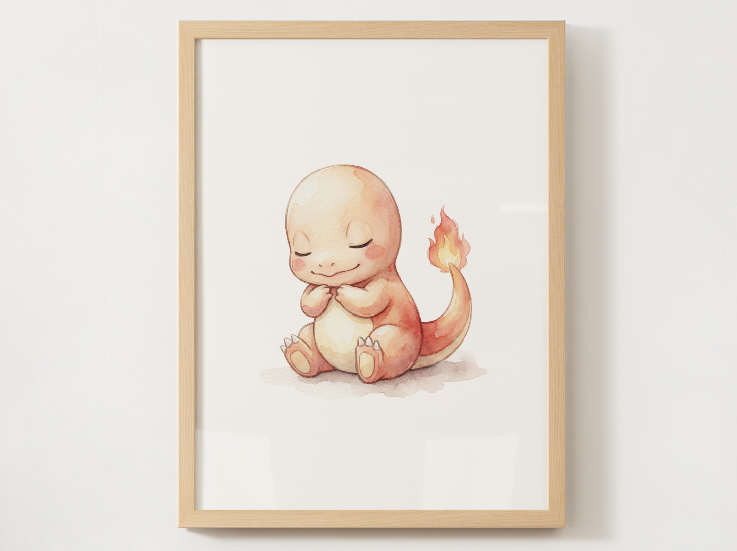 Sleeping Pokémon Nursery Wall Art Bundle, 6 Printable Posters, Bulbasaur Charmander Chikorita Mudkip Pikachu Snorlax, Instant Download