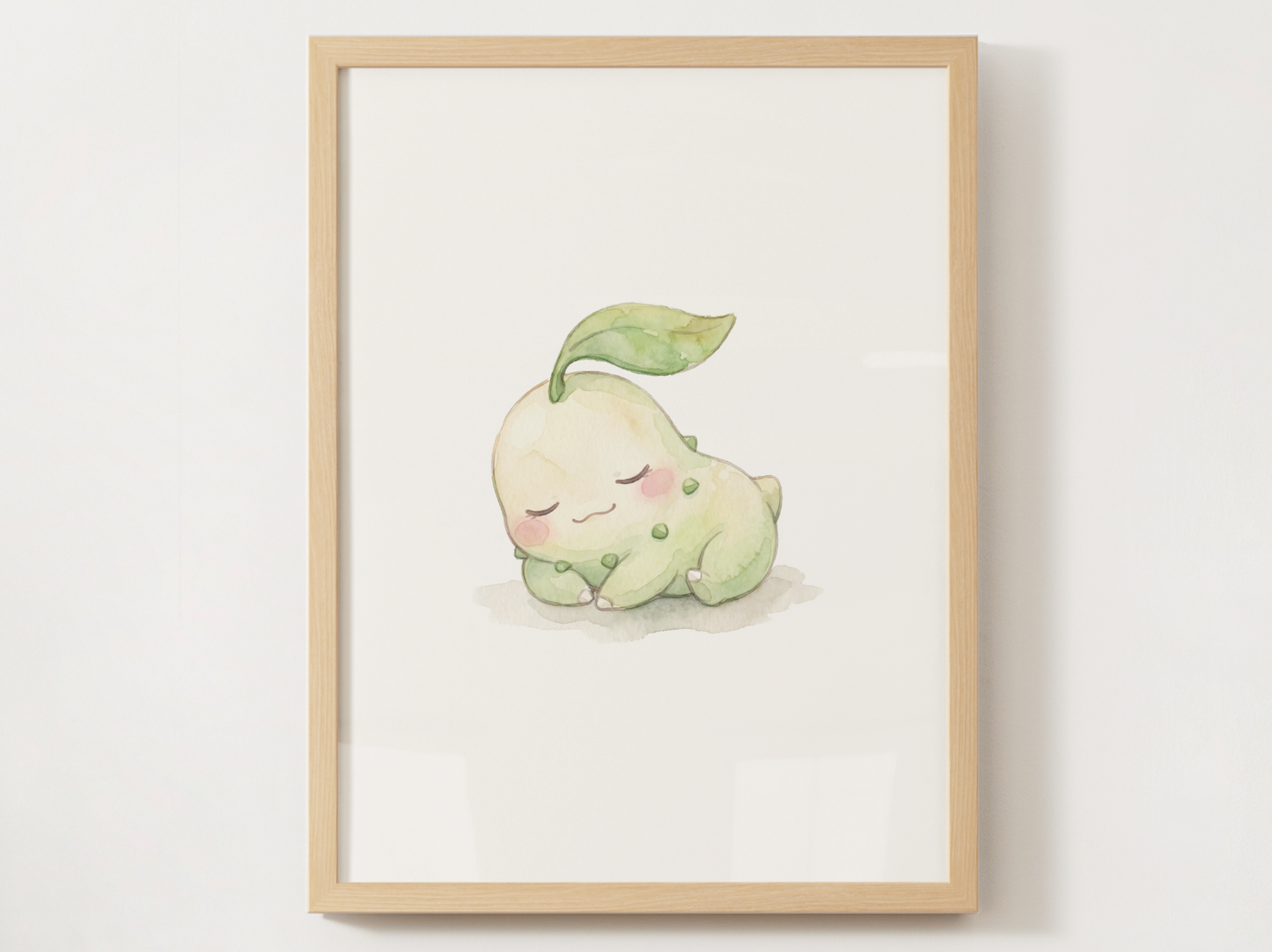 Sleeping Pokémon Nursery Wall Art Bundle, 6 Printable Posters, Bulbasaur Charmander Chikorita Mudkip Pikachu Snorlax, Instant Download