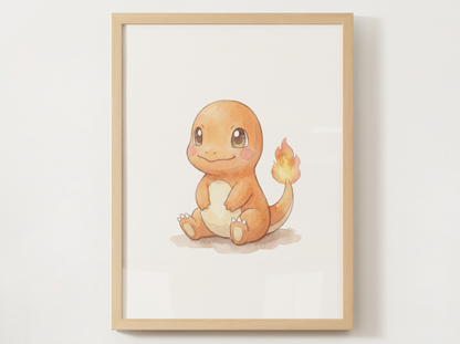 Pokémon Nursery Wall Art Bundle, 6 Printable Posters, Cute Kids Room Decor, Instant Download