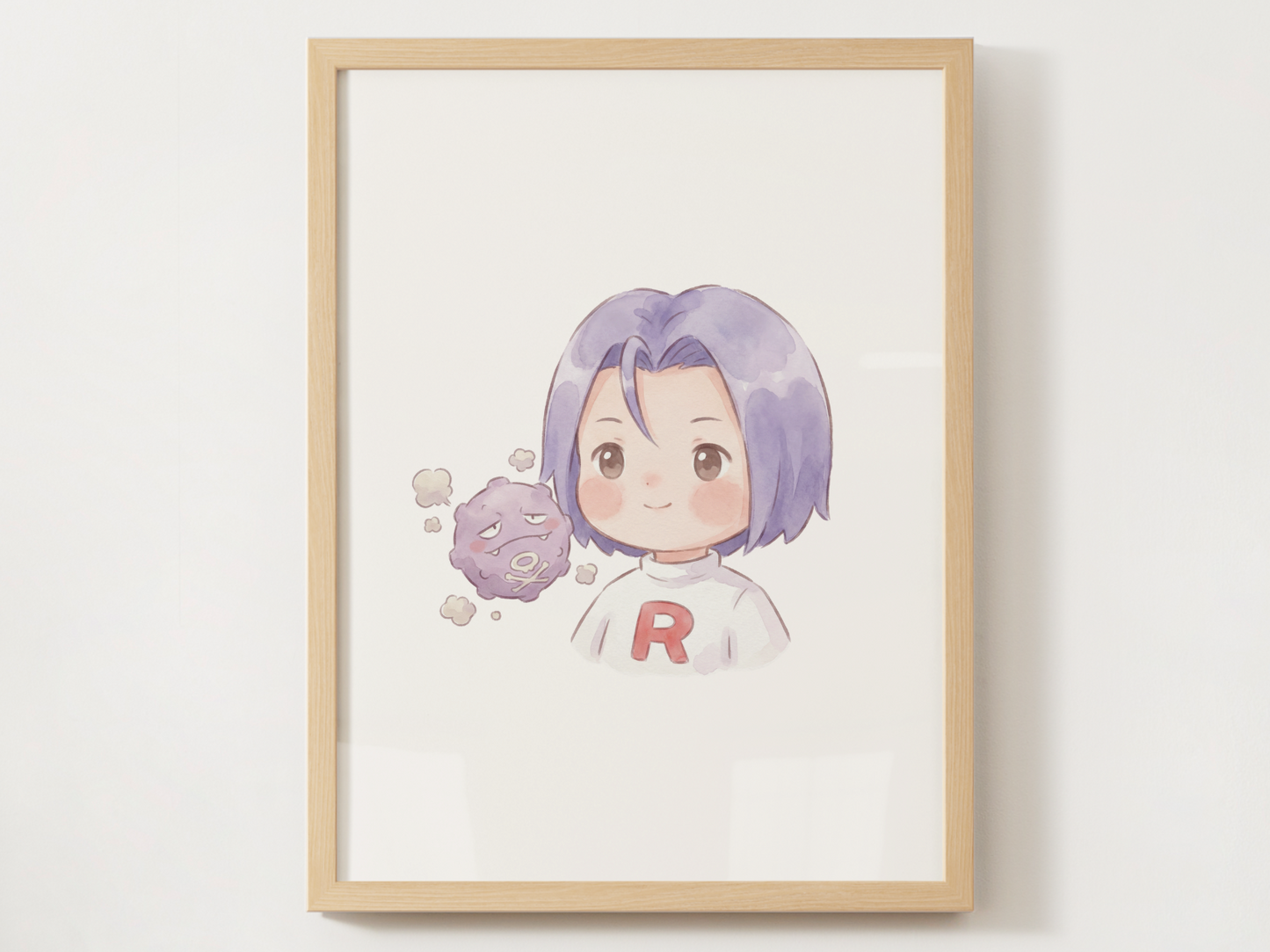 Pokémon Trainer Duo Nursery Wall Art Bundle, 6 Printable Posters, Watercolor Kids Room Decor, Instant Download