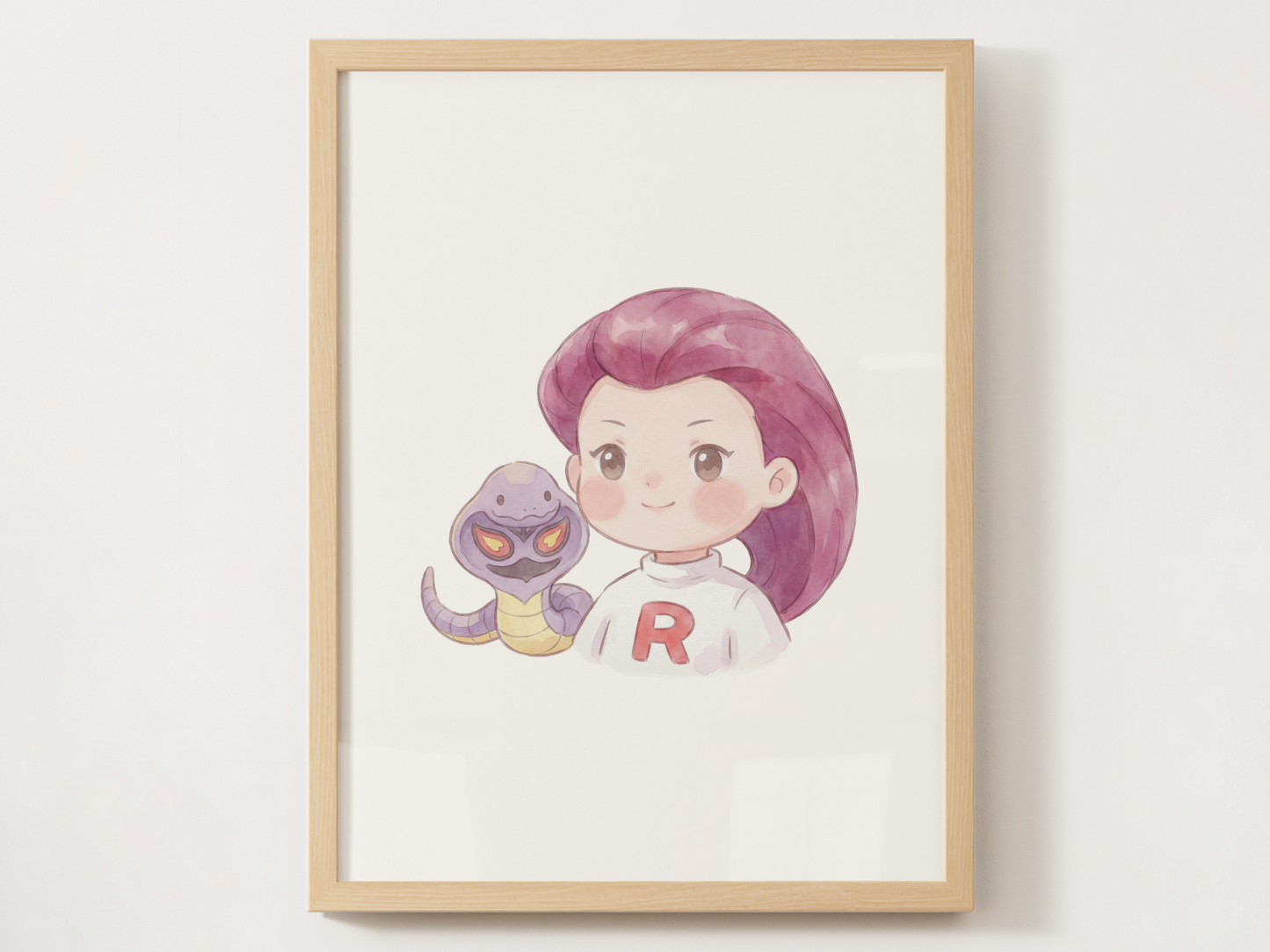 Pokémon Trainer Duo Nursery Wall Art Bundle, 6 Printable Posters, Watercolor Kids Room Decor, Instant Download