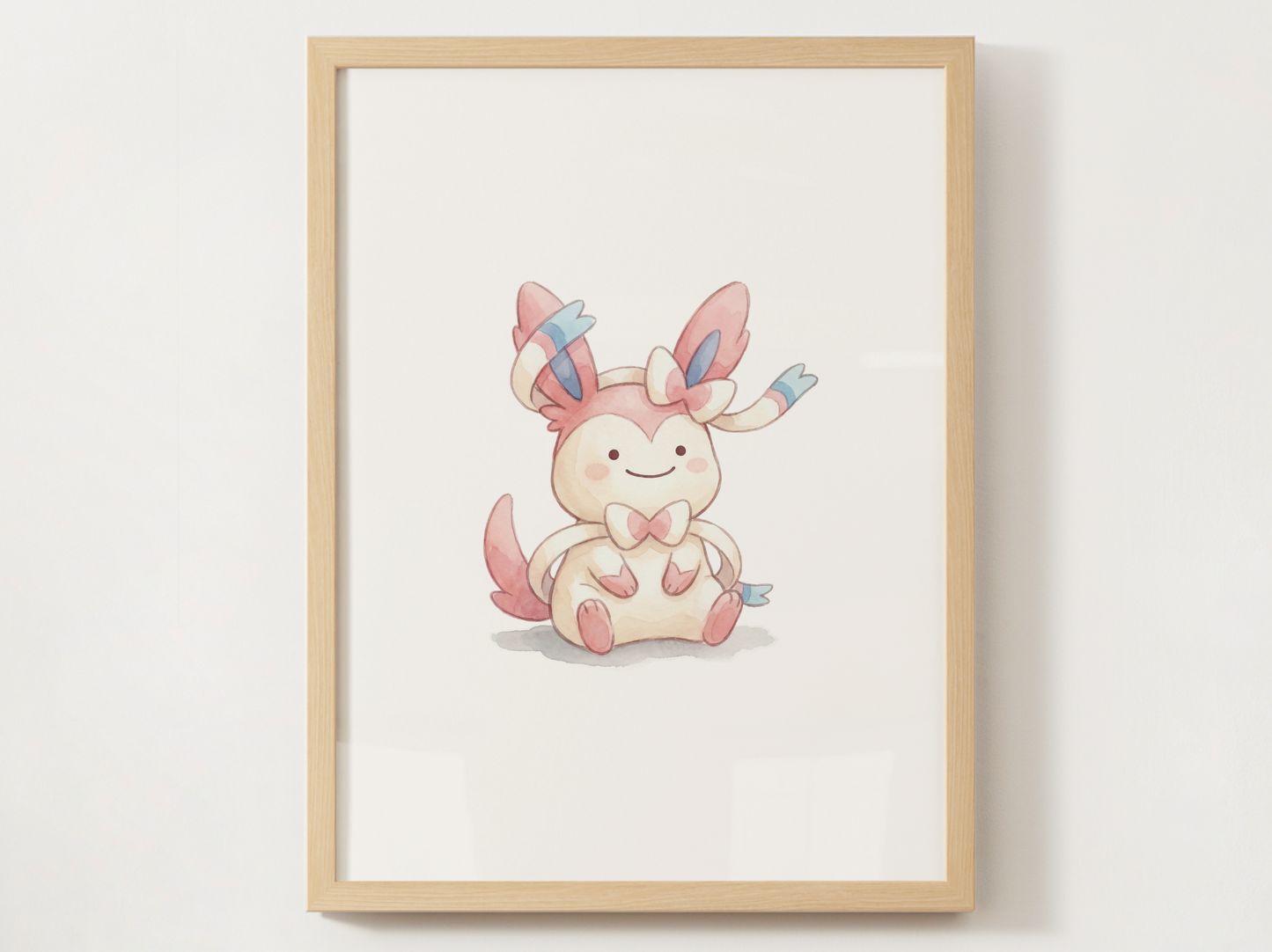 Ditto Style Eeveelutions Bundle Nursery Wall Art, Eevee Evolution Prints, Watercolor Pokémon Poster Set, Digital Download