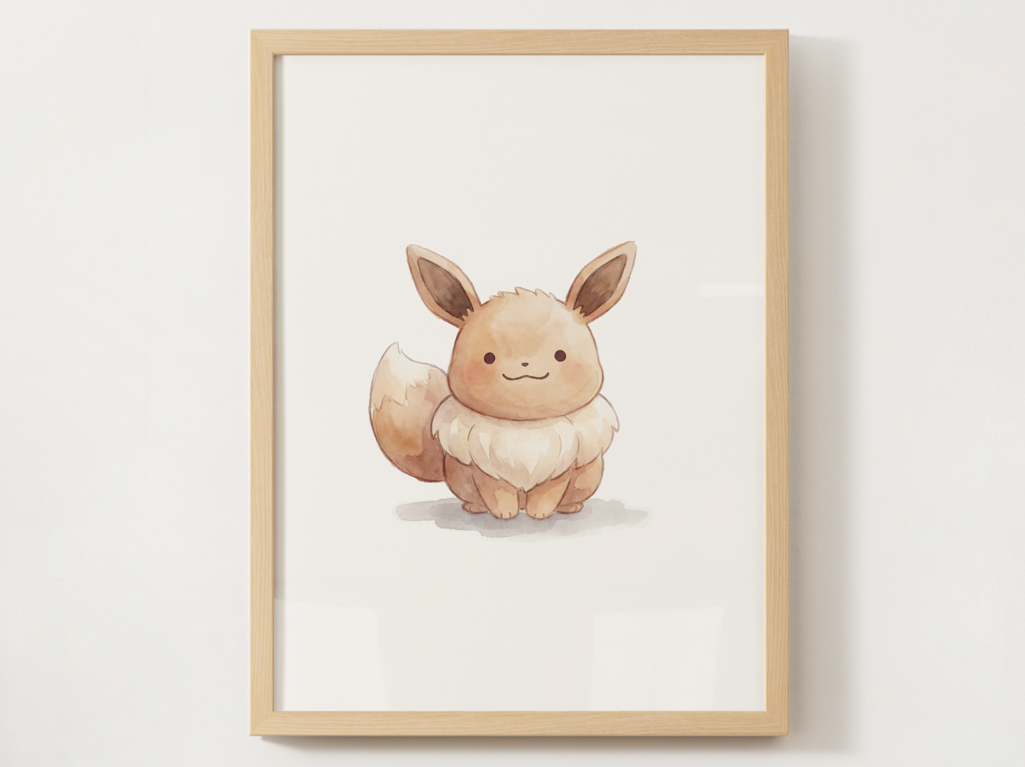 Ditto Style Eeveelutions Bundle Nursery Wall Art, Eevee Evolution Prints, Watercolor Pokémon Poster Set, Digital Download