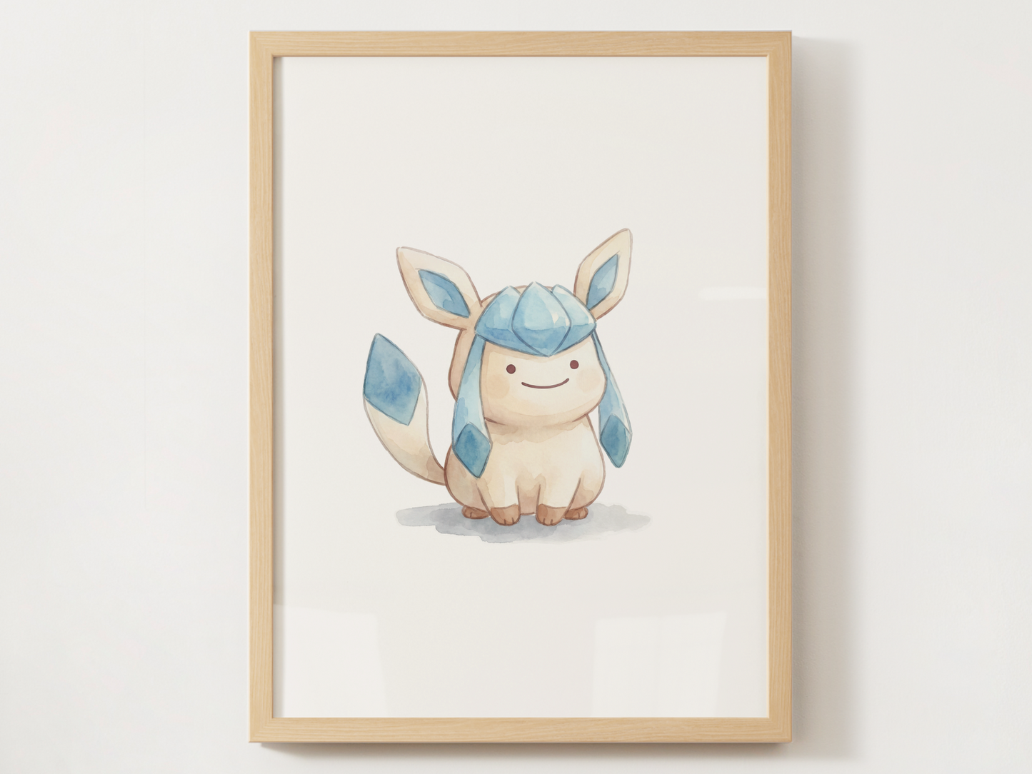 Ditto Style Eeveelutions Bundle Nursery Wall Art, Eevee Evolution Prints, Watercolor Pokémon Poster Set, Digital Download