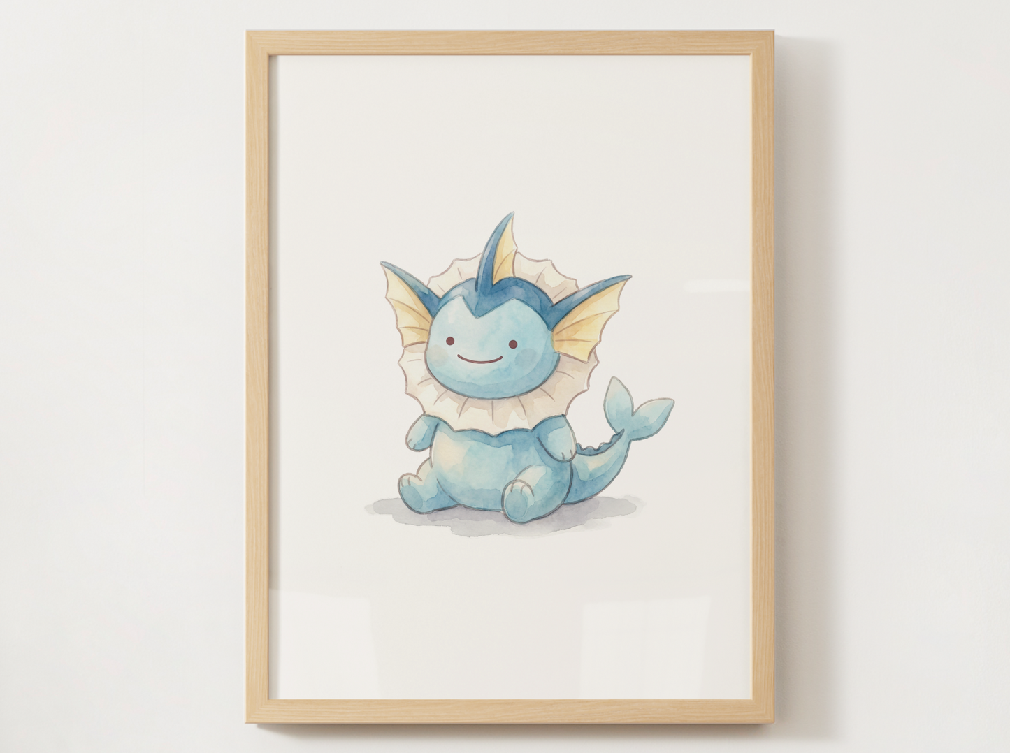 Ditto Style Eeveelutions Bundle Nursery Wall Art, Eevee Evolution Prints, Watercolor Pokémon Poster Set, Digital Download
