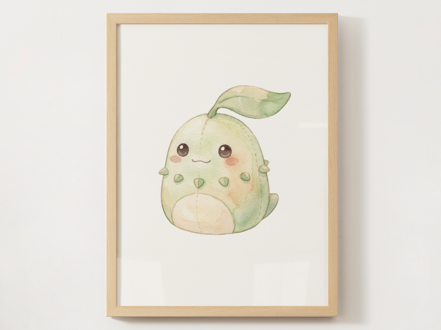 Plush Pillow Pokémon Nursery Wall Art Bundle, 6 Printable Posters, Charmander Chikorita Eevee Pikachu Snorlax Squirtle, Instant Download