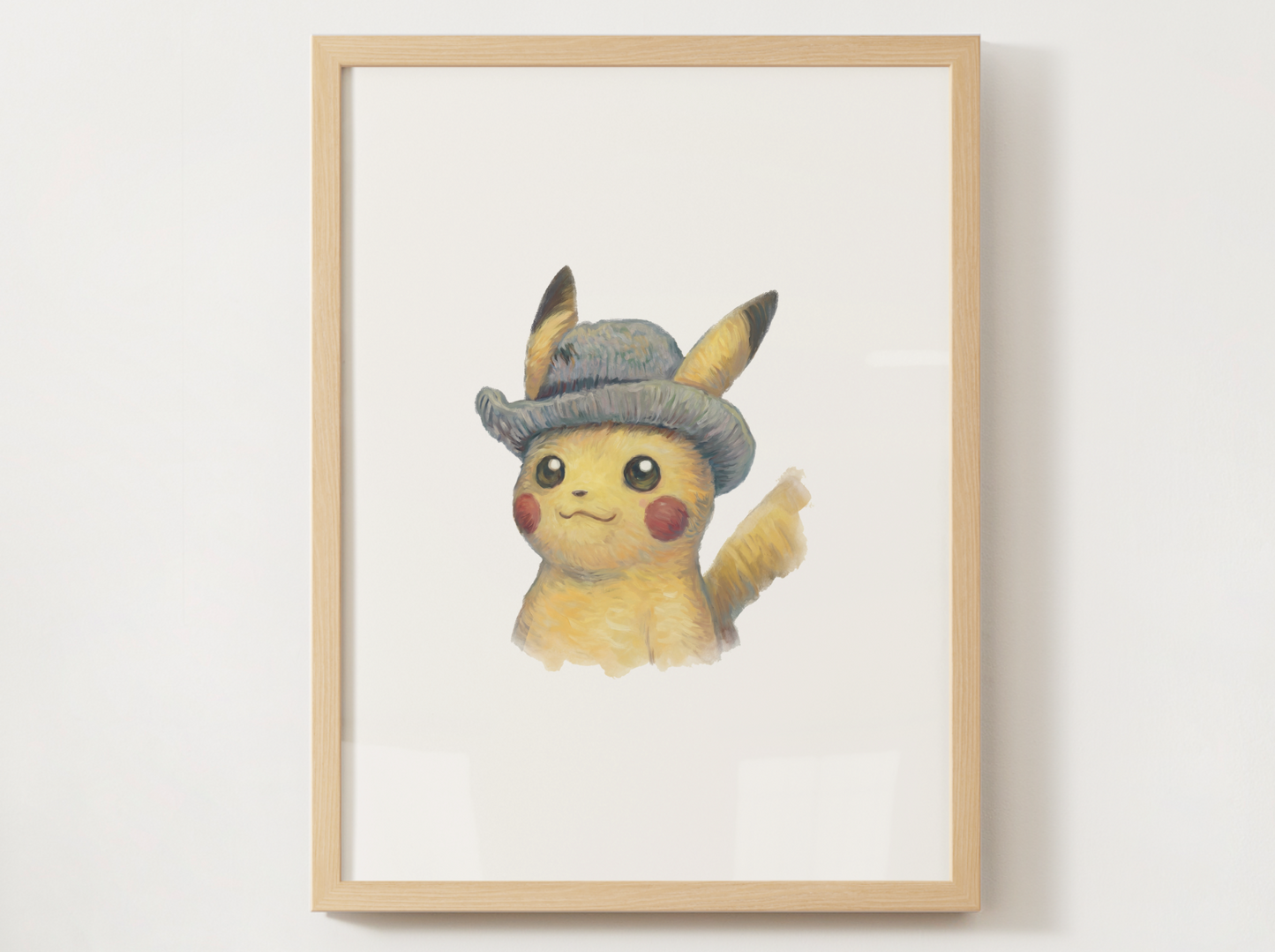 Van Gogh Pokémon Nursery Wall Art Bundle, 6 Printable Posters, Instant Download Digital Print