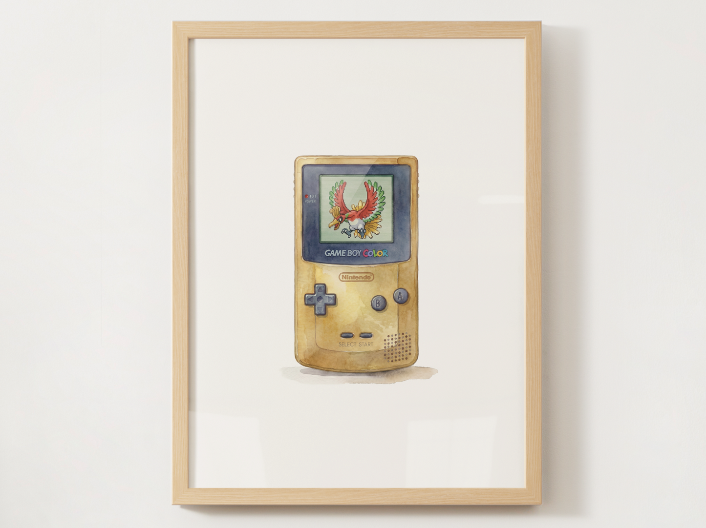 Sleeping Game Boy Nursery Wall Art Bundle, 6 Printable Posters, Pokémon Red Blue Green Yellow Gold Silver, Instant Download