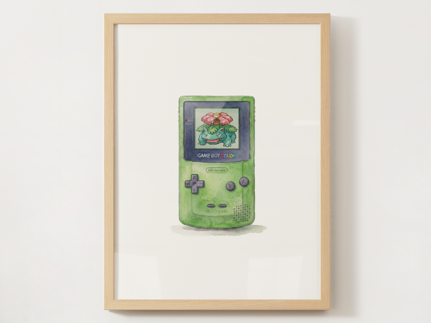 Sleeping Game Boy Nursery Wall Art Bundle, 6 Printable Posters, Pokémon Red Blue Green Yellow Gold Silver, Instant Download