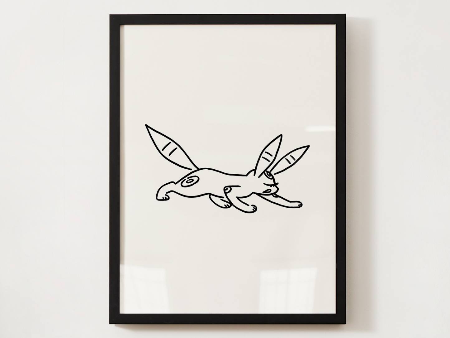 Eevee Evolutions Wall Art Bundle, 9 Minimal Line Prints, Instant Digital Download