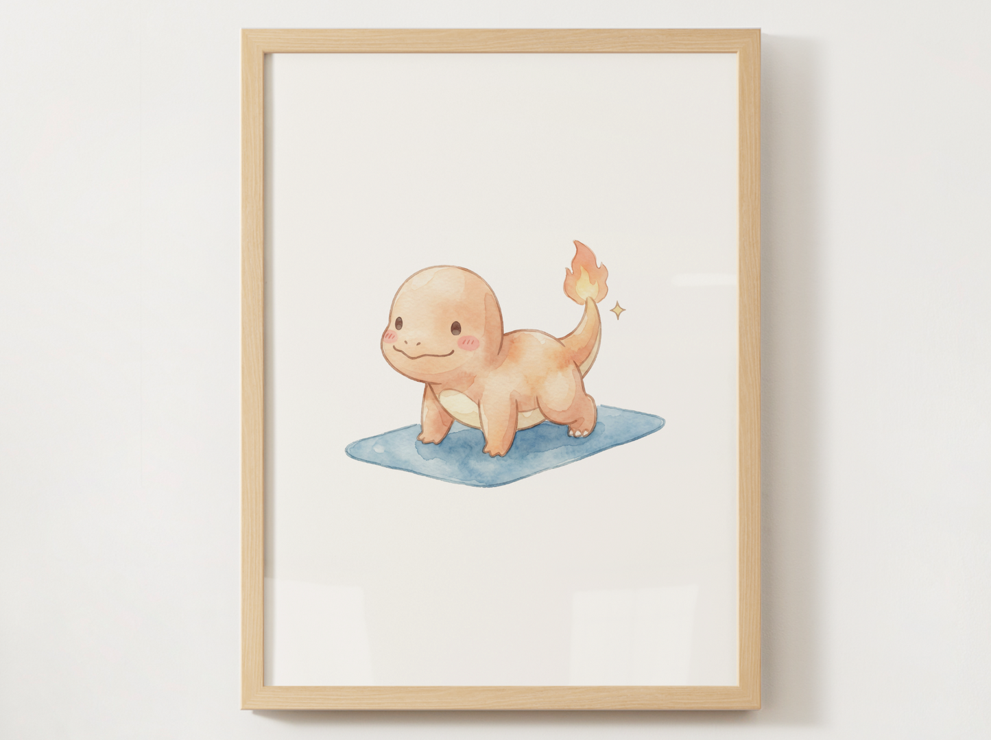 Pokemon Workout Wall Art Bundle, 9 Cute Gym Prints, Home Gym Decor Set, Fitness Room Posters, Instant Digital Download