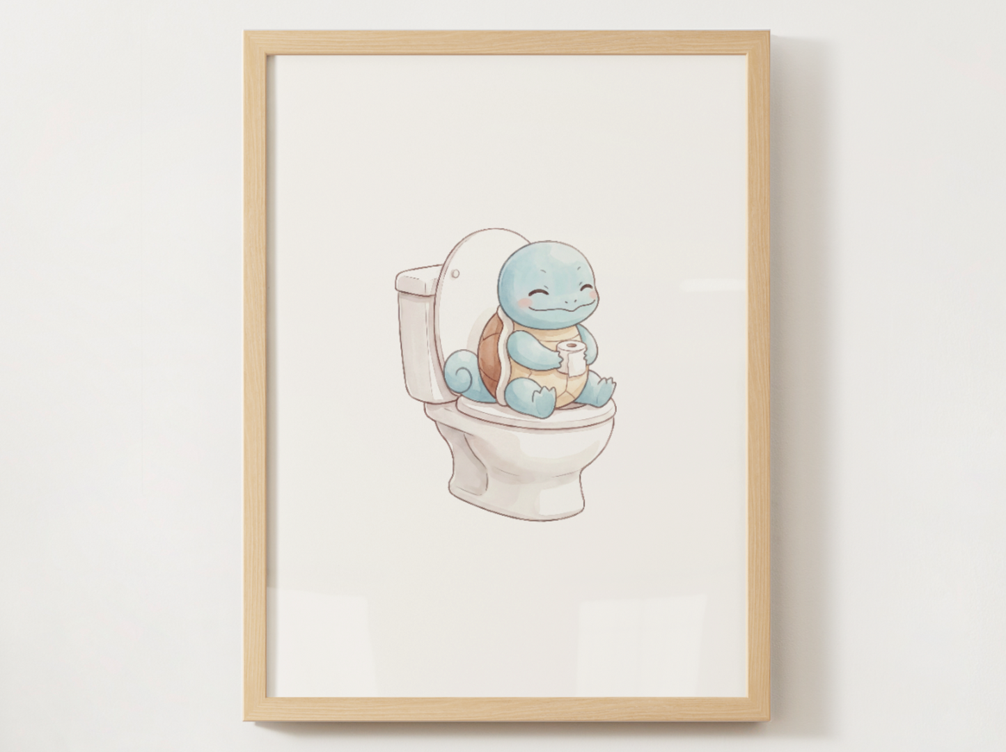 Pokemon Bathroom Wall Art Bundle, 9 Funny Toilet Prints, Cute Washroom Decor, Kids Bathroom Printable Set, Instant Digital Download