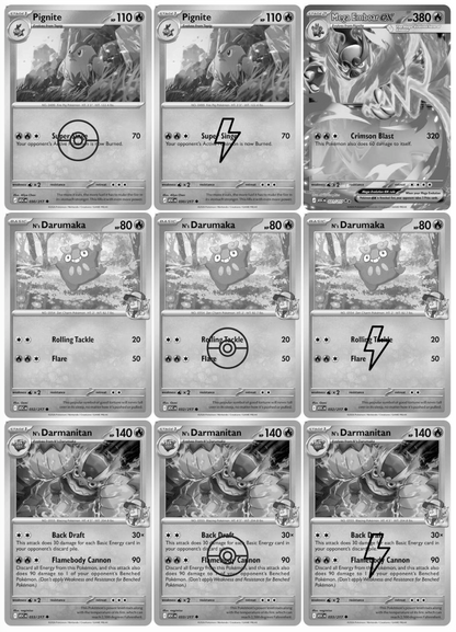 Mega Evolution: Ascended Heroes Set Printable Master and Complete Set Binder Placeholders + Checklist (Digital Download)