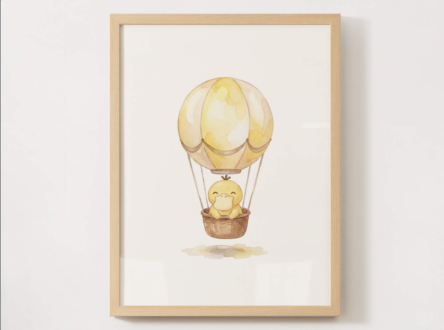 Hot Air Balloon Pokemon Wall Art Bundle, 6 Printable Posters, Gen 1 Favorites, Nursery Kids Room, Digital Download