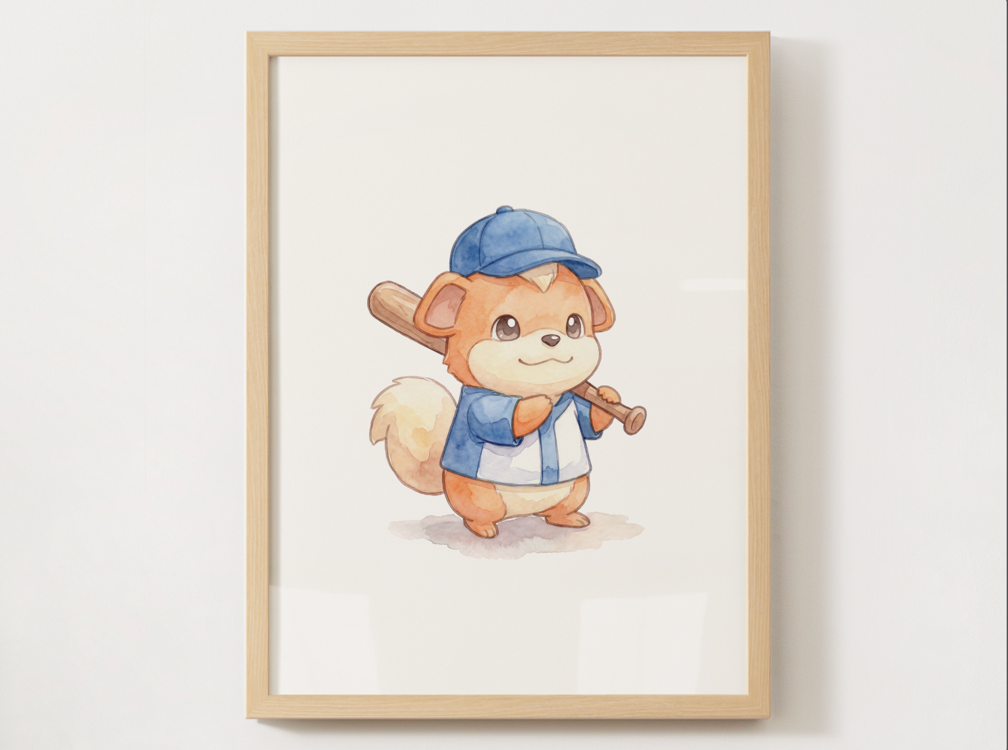 Pokemon Gen 1 Baseball Wall Art Bundle, 9 Printable Posters, Kanto Favorites, Kids Room Decor, Digital Download