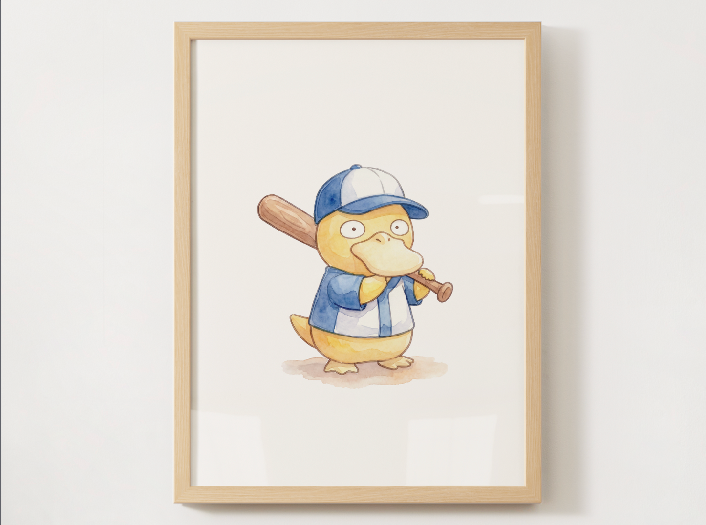 Pokemon Gen 1 Baseball Wall Art Bundle, 9 Printable Posters, Kanto Favorites, Kids Room Decor, Digital Download
