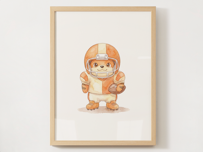 Pokemon Gen 1 Football Wall Art Bundle, 9 Printable Posters, Kanto Favorites, Kids Room Decor, Digital Download