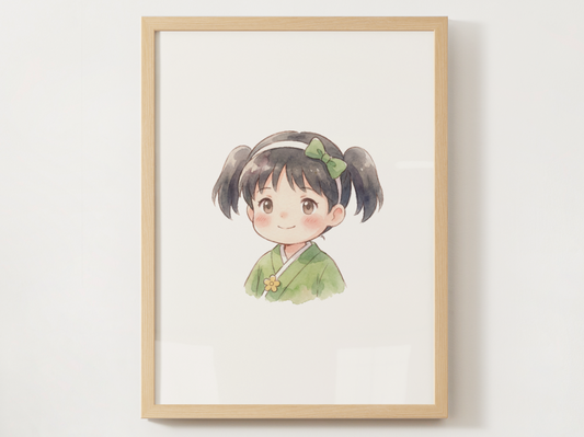 Erika Kanto Trainer Wall Art Printable, Gen 1 Pokémon Poster, Kids Room Decor, Digital Download