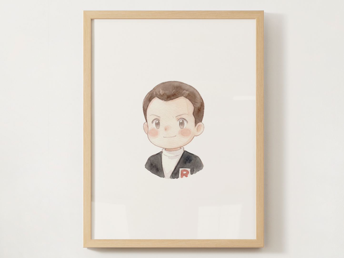 Giovanni Kanto Trainer Wall Art Printable, Gen 1 Pokémon Poster, Kids Room Decor, Digital Download