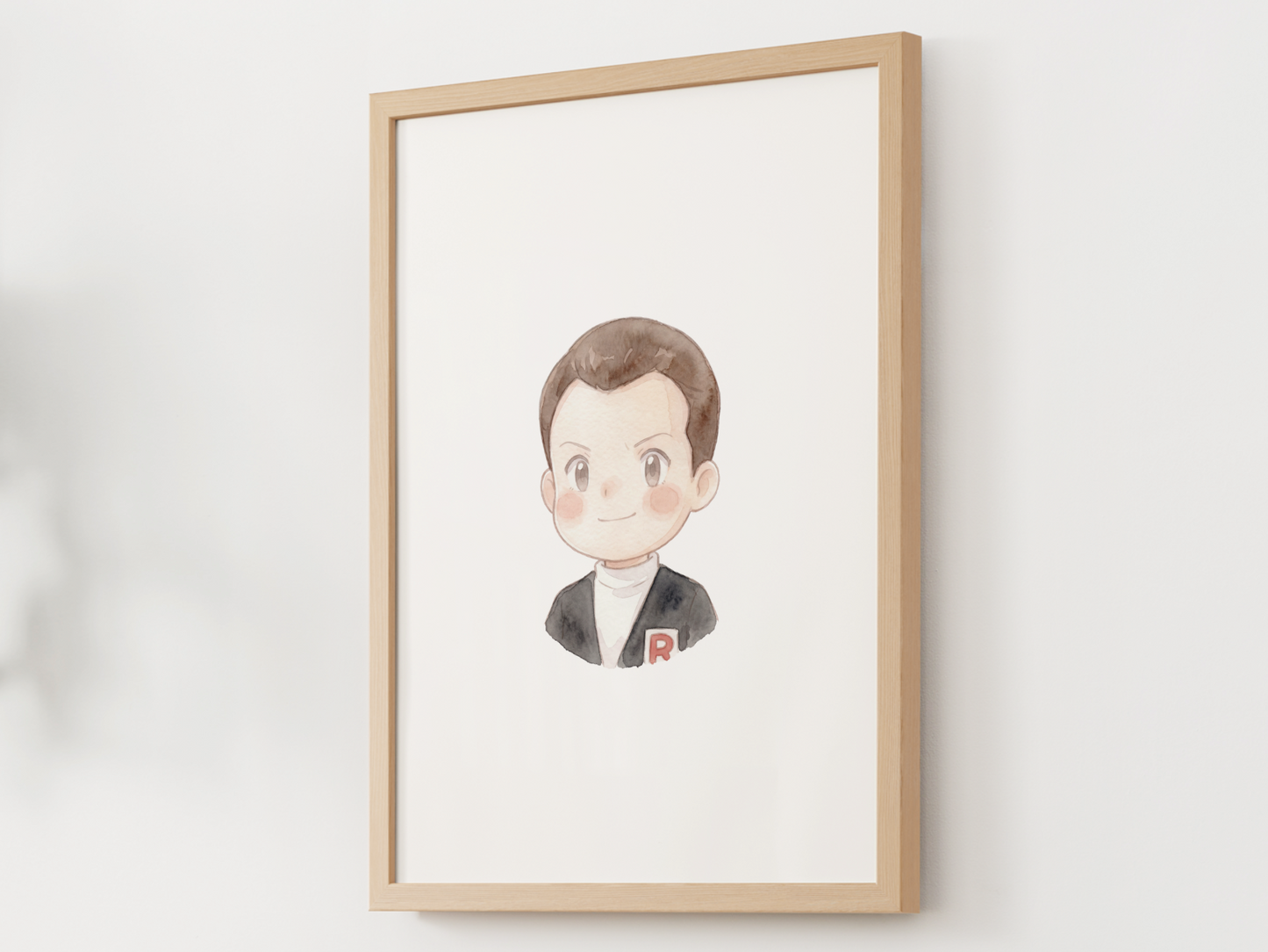 Giovanni Kanto Trainer Wall Art Printable, Gen 1 Pokémon Poster, Kids Room Decor, Digital Download