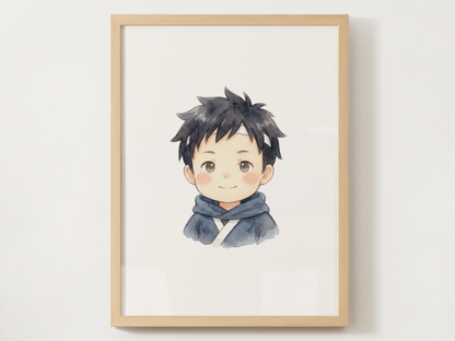 Koga Kanto Trainer Wall Art Printable, Gen 1 Pokémon Poster, Kids Room Decor, Digital Download