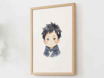 Koga Kanto Trainer Wall Art Printable, Gen 1 Pokémon Poster, Kids Room Decor, Digital Download